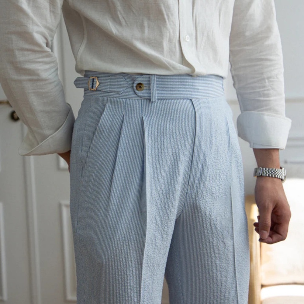 Light Blue Cannes Trousers